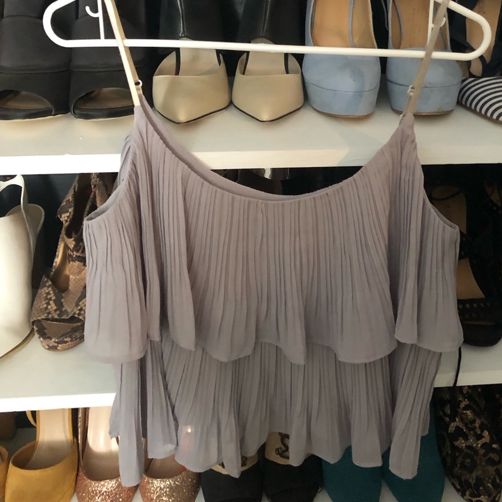 S grey layered tank